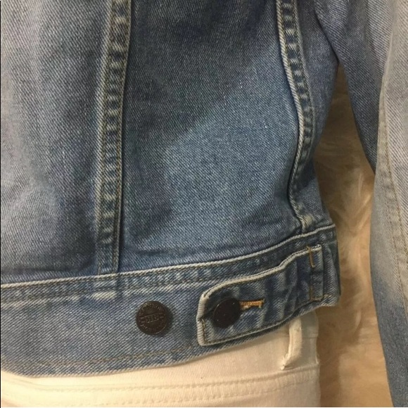 Carols Denims Womens Jean Jacket Blue Buttons M - Picture 4 of 6